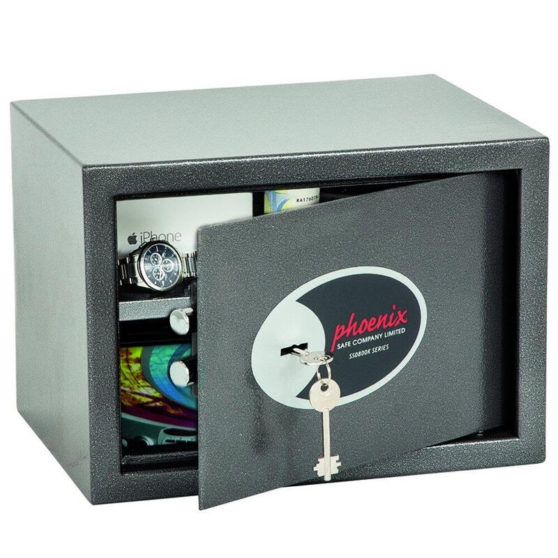 Caja Fuerte Antirrobo Phoenix Ss0802k Vela Home Office
