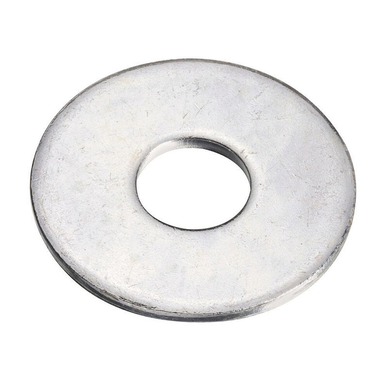 Caja L 100 Unid. Arandela Plana Ancha Cinc 6,4x18mm Fadix