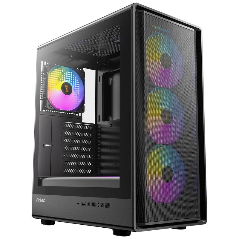 Caja Micro Atx Antec P6 Neo Argb Usb3.0 Sin Fuente Negro