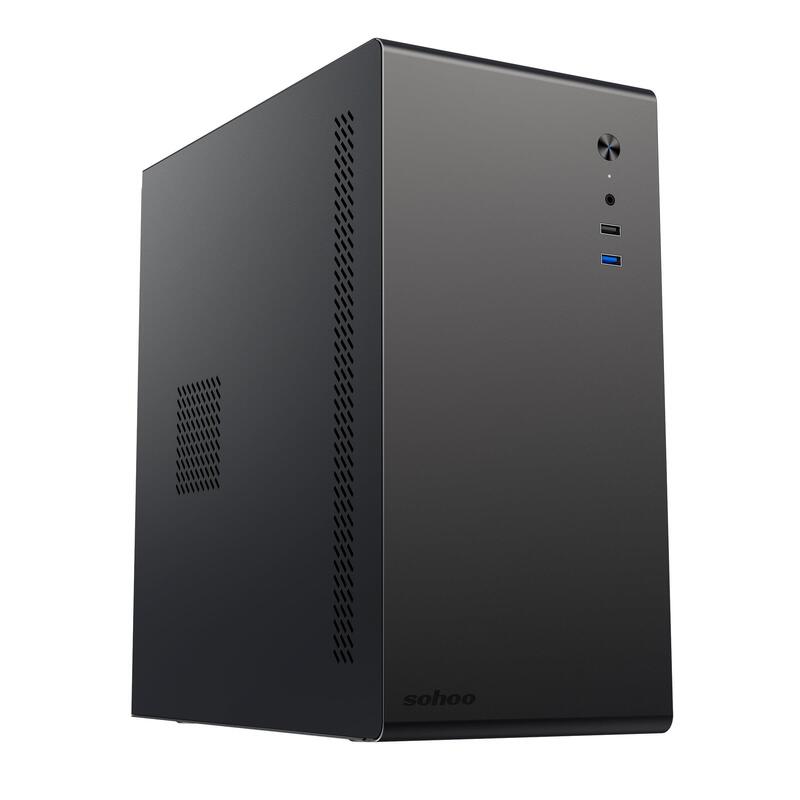 Caja Microatx Appc-403f Fa/500 Approx Bahías Int.: 1x3'5, 2x2'5/ 1xusb 3.0, 1xusb 2.0 /Audio In/Out