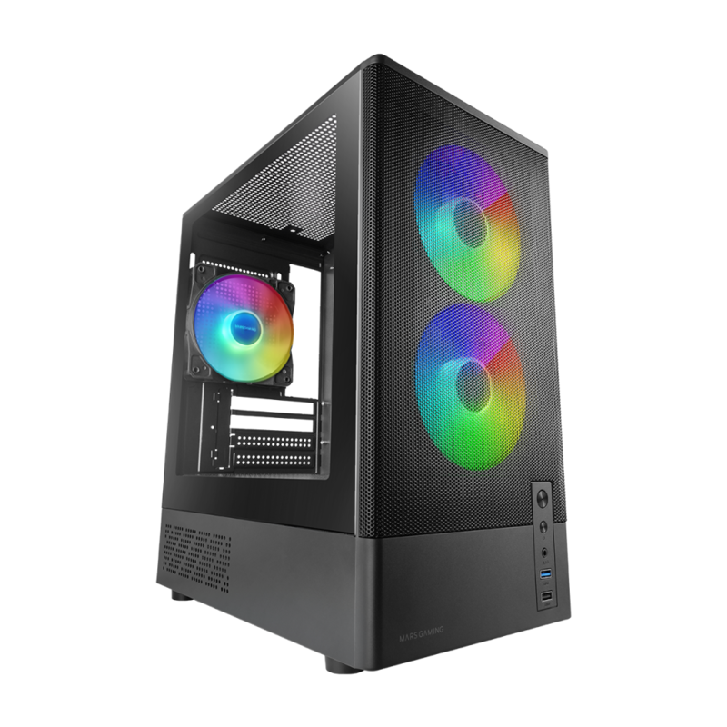 Caja Microatx Mc-Onyx Negro Mars Gaming