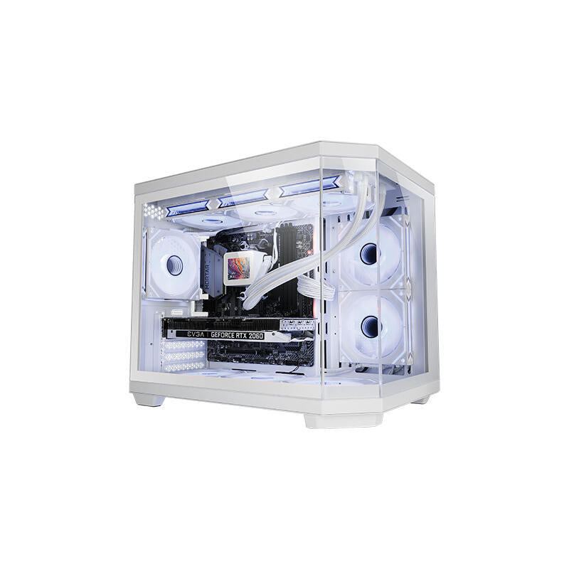 Caja Microatx Mc3t Core Blanco Mars Gaming Bahías Int.:2x3'5, 3x2'5/1xusb2.0, 1xusb3.0, 1xusb-C/ Audio In-Out