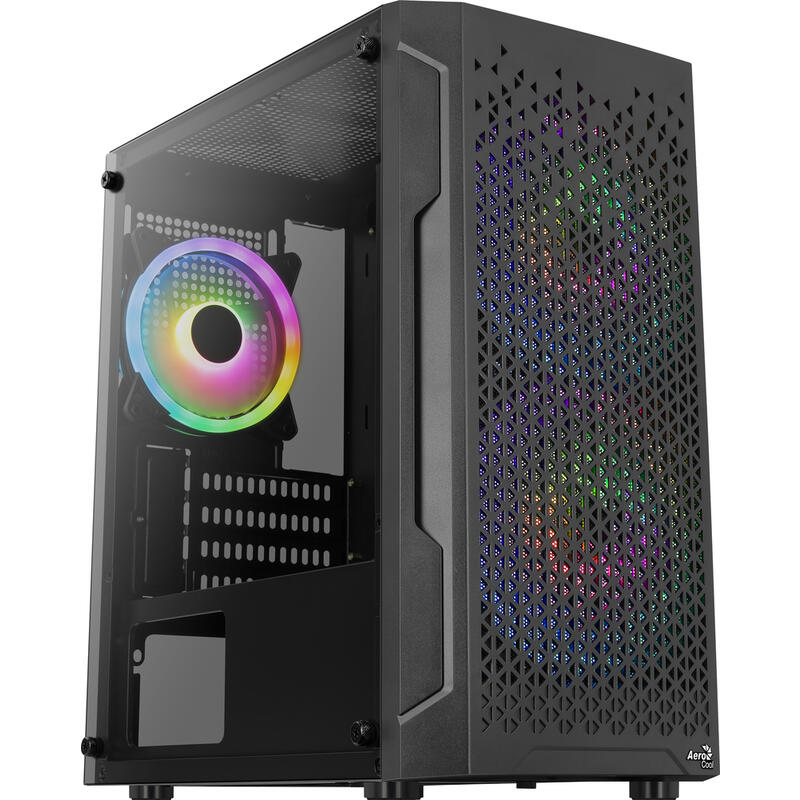 Caja Pc Aerocool Mini Trinity V2 Black Microatx/Miniitx