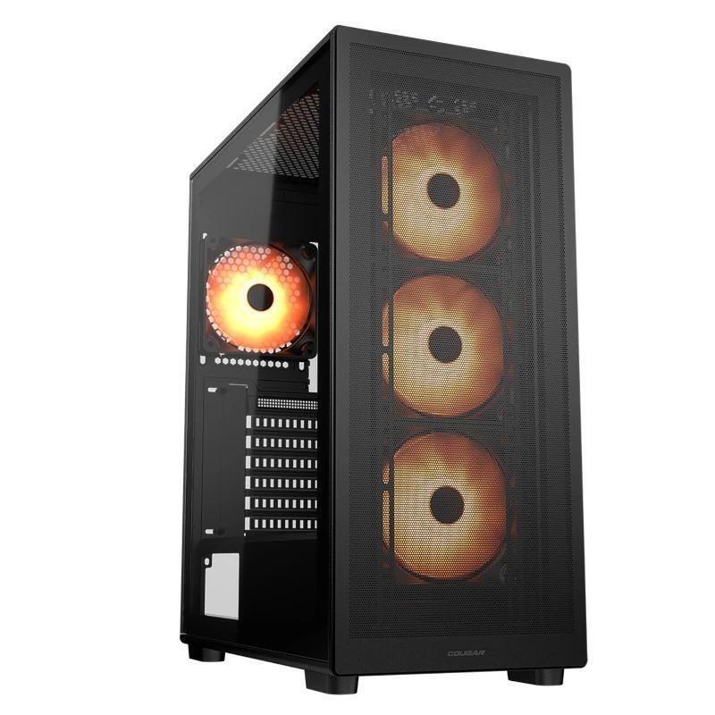 Caja Pc Cougar Miditorre Mx220 Rgb Black
