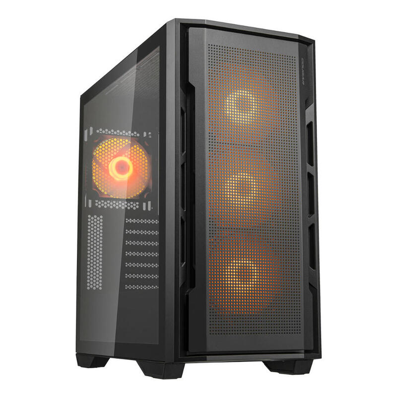 Caja Pc Cougar Miditorre Uniface Rgb Black