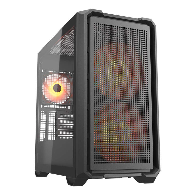 Caja Pc Cougar Minitorre Mx600 Mini Rgb Negro
