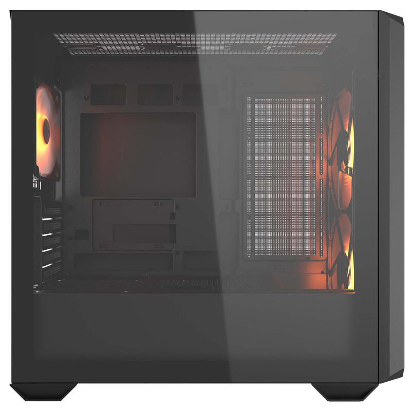 Caja Pc Cougar Minitorre Mx600 Mini Rgb Negro