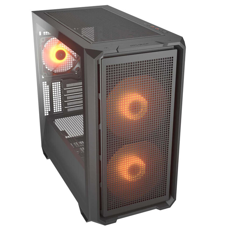 Caja Pc Cougar Minitorre Mx600 Mini Rgb Negro
