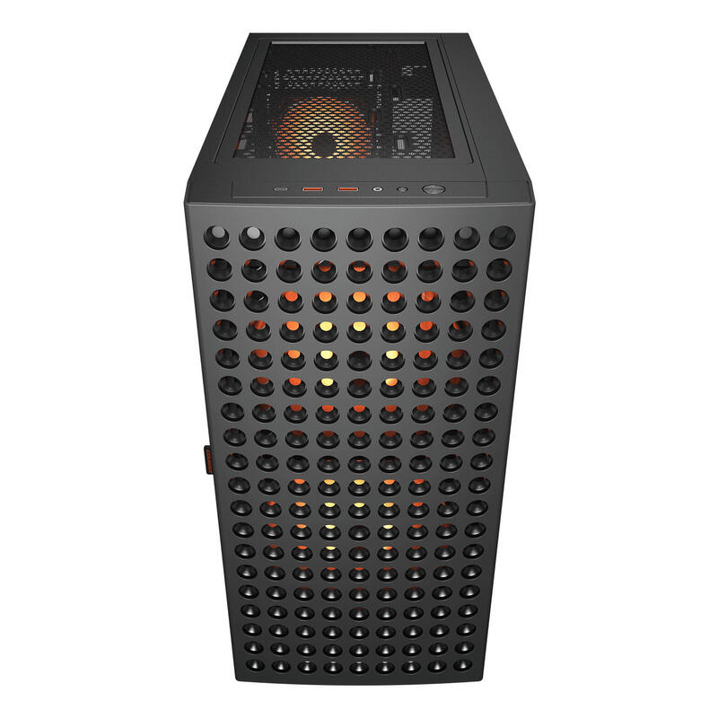 Caja Pc Cougar Semitorre Airface Eco Rgb Negro