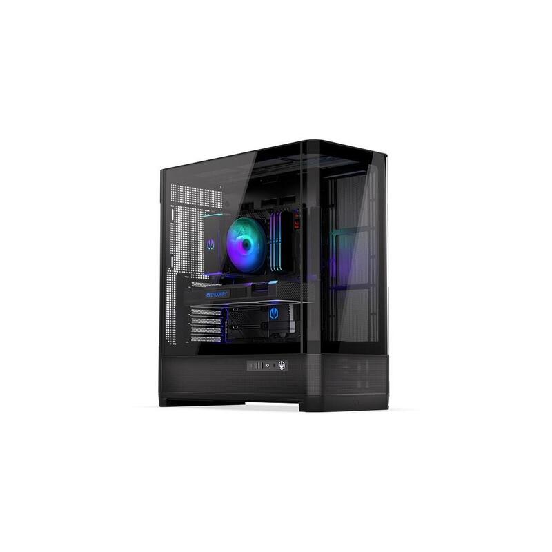 Caja Pc Endorfy Aquarius 8000 Flex (Negro, Panoramaglas) Ey2a022