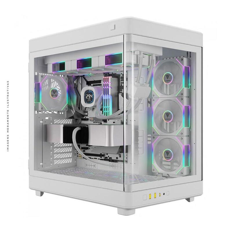Caja Pc Gamdias Neso P1 Pro Ww Gaming White Retail