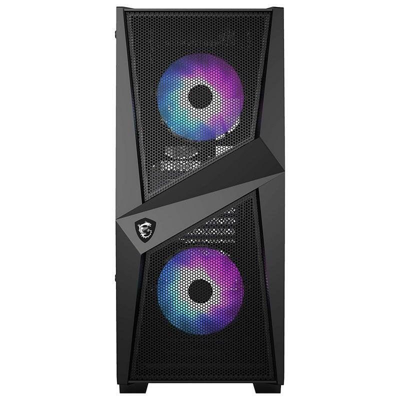 Caja Pc Gaming Msi Mag Forge 100r Cristal Templado Usb 3.2 Argb Negra