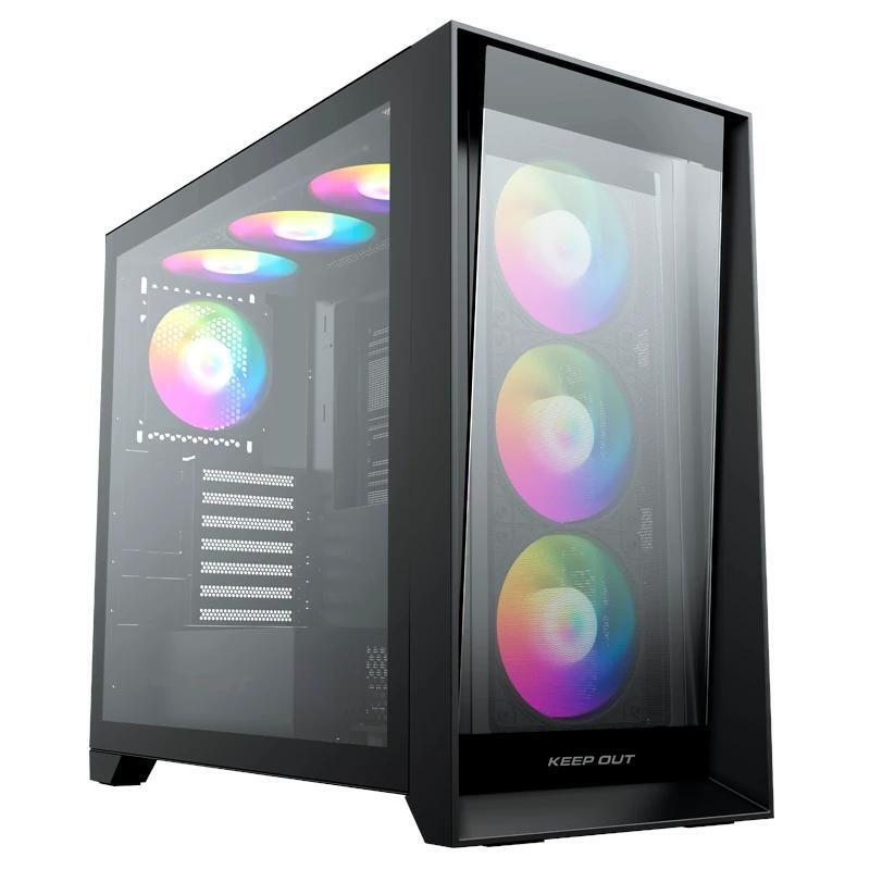 Caja Pc Keep Out E-Atx Xc-911 Pro Master Argb C 3x2