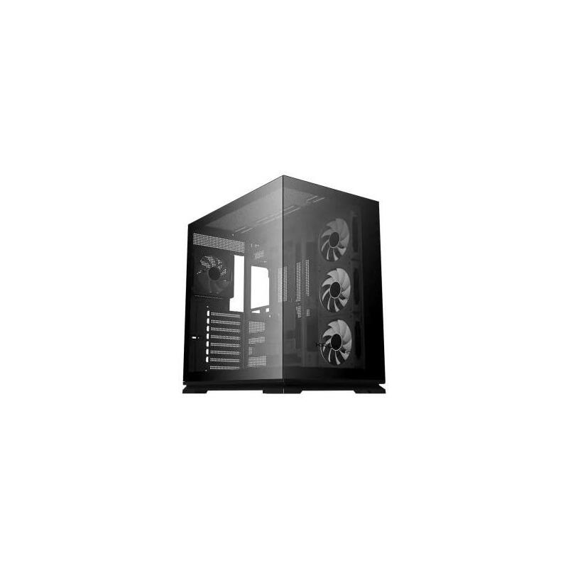 Caja Pc Krux Atron (Negro, Panorama-Hartglas) Krxd017