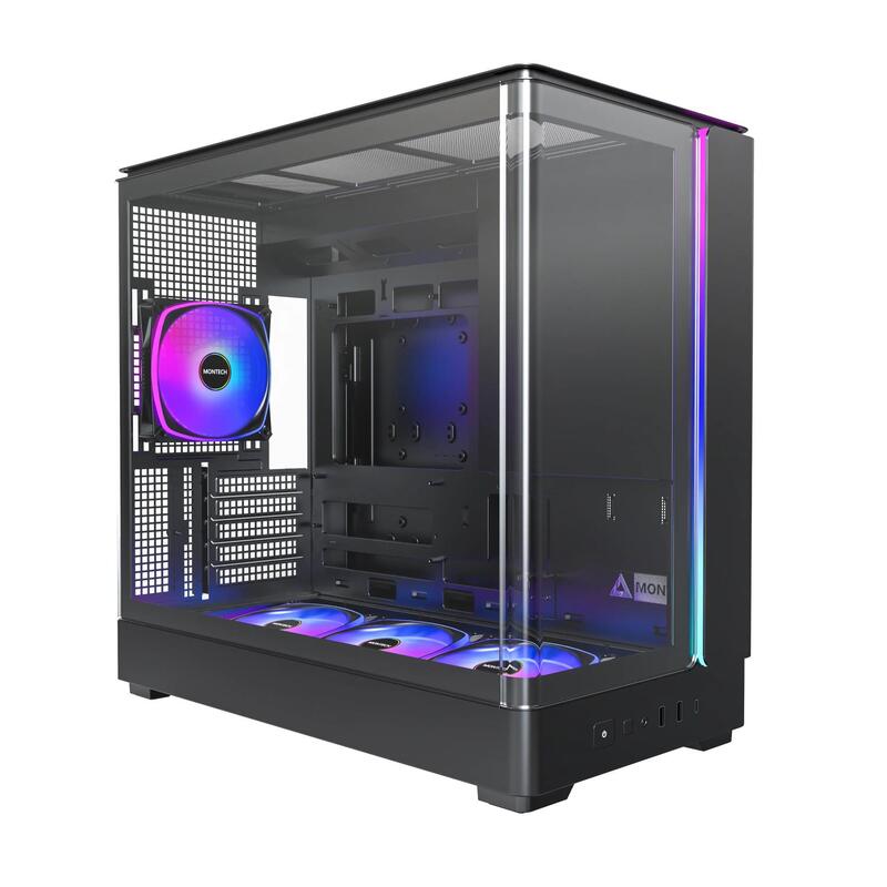 Caja Pc Montech King 15 Pro Negra King 15 Pro (B)
