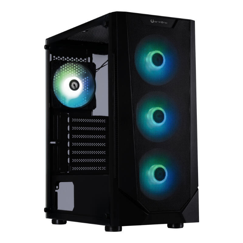Caja Semitorre Atx C60 A-Rgb Black Bitfenix 2x 2.5'' 2x 3.5''/ 1xusb3.0, 2xusb2.0/Audio/ Cristal Templado
