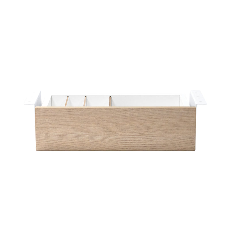 Cajon Para Escritorio Artisan Combinación Blanco Y Madera Natural