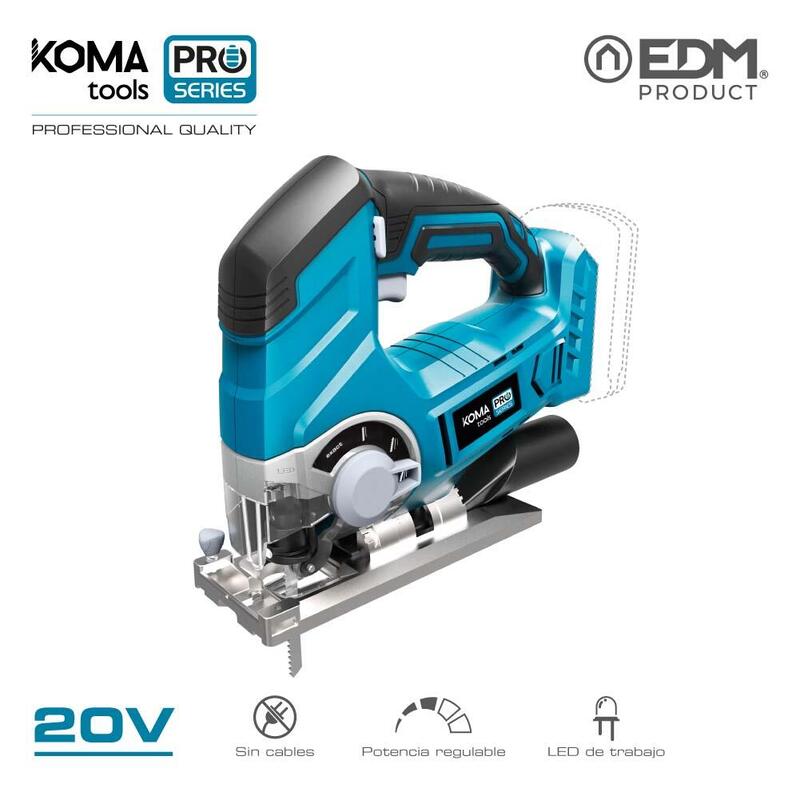 Caladora 20v (Sin Batería Ni Cargador) 23x21,5cm Koma Tools Pro Series Battery