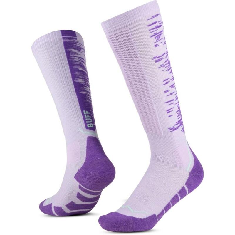 Calcetines Buff Merino Hw Over The Calf Socks Hwo2, Lila L