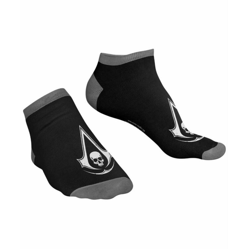 Calcetines Hasta El Tobillo Good Loot Assassin'S Creed Black Flag Resynced - Crest Negro
