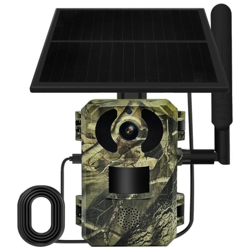 Cámara De Seguridad Ip Escam Qf380 4g/Lte Solar