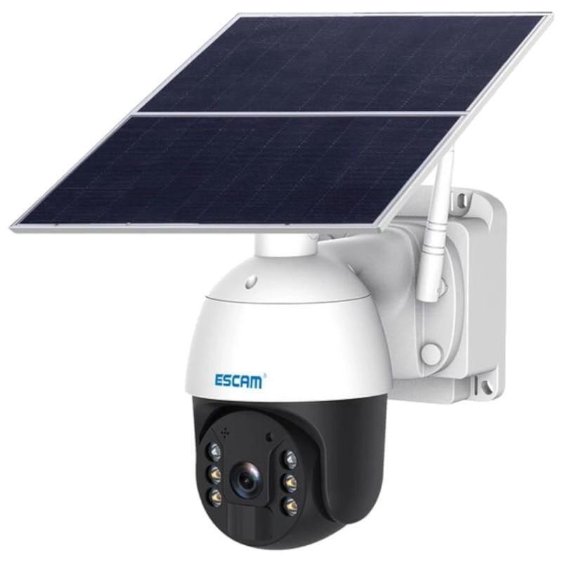 Cámara De Seguridad Ip Escam Qf724 Solar 4g/Lte 24 Horas De Grabación Blanco
