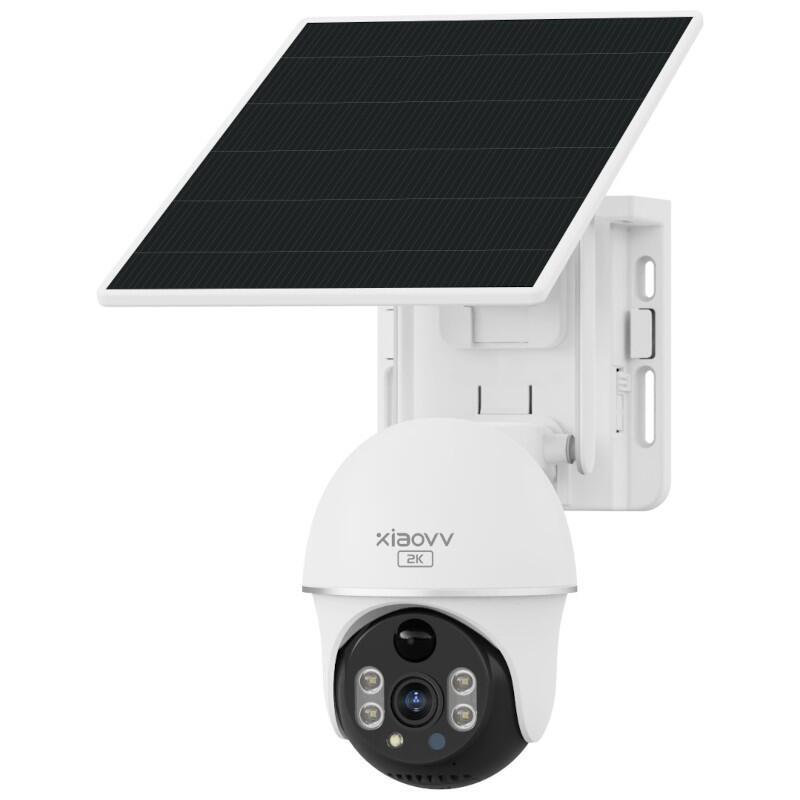 Cámara De Seguridad Xiaovv P9 Smart 4 Mp Full Hd Wifi Visión Nocturna Ip65 Blanco