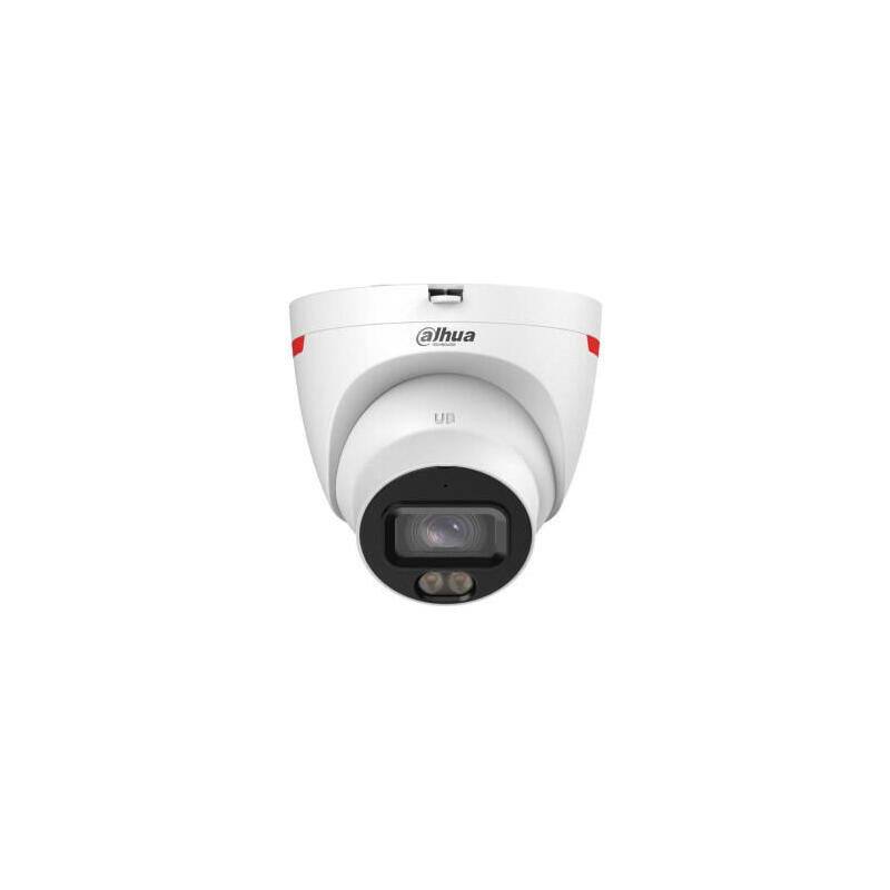 Camara (Dh-Ipc-Hdw2849tp-S-Led-0280b-Pro) Dahua Ip Wizcolor Turret Wizsense Serie 2 8mp Con Inteligencia Artificial Soporta Microsd 256gb, 12 Vdc/Poe, Smd Plus, Wdr 120db, Optica Fija 2.8mm