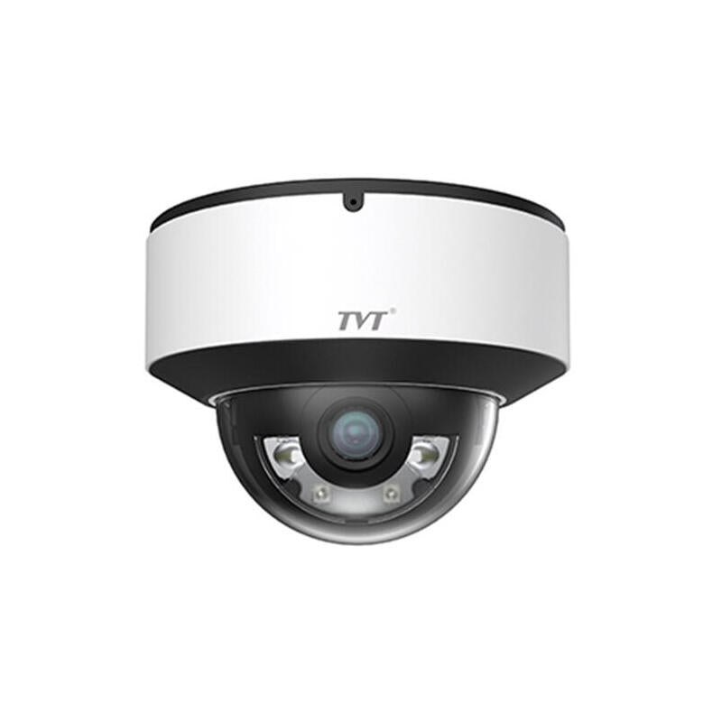 Cámara Domo Ip 4mp 2.8mm Iluminación Dual Ik10 Ip67 Mic