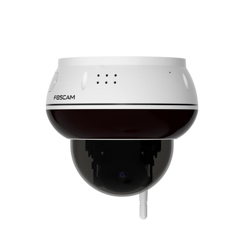Cámara Foscam D8t - 4k 8mp Wifi Dome De Vigilancia Con Función Pt Motorizada Detección De Personas Y Vehículos Ik10 Protección Vandálica Wifi 6 (Blanco)