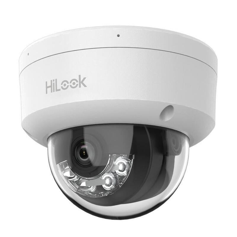 Cámara Ip Domo 8mp 2.8mm Ip67, Ik08 Luz Blanca Ir 30 Mic Detección De Personas Y Vehículos Motion Detection 2.0