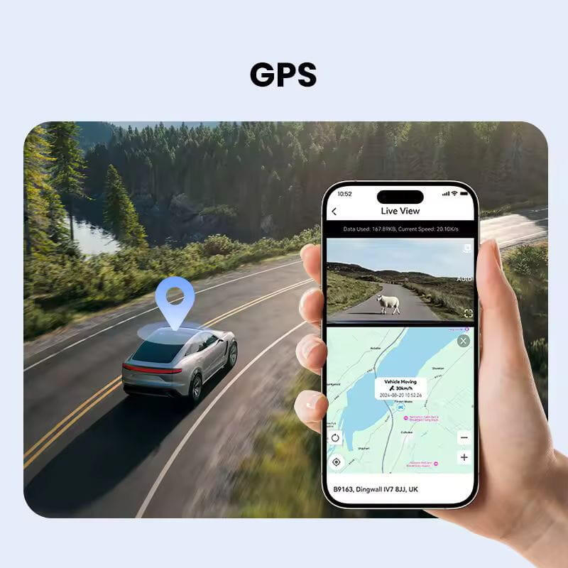 Cámara Para Coche Ddpai Z50 Pro 4g Dual 4k Dash Cam