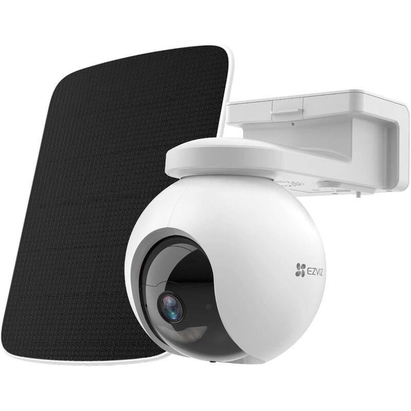 Cámara Smart Home Pt Wifi 6 8mp 4mm Batería Rotativa 360º + Panel Solar