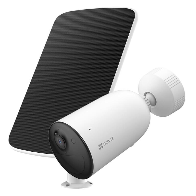 Cámara Wi-Fi Con Batería Cb3 (Aov) + Panel Solar 5200 Mah Blanco