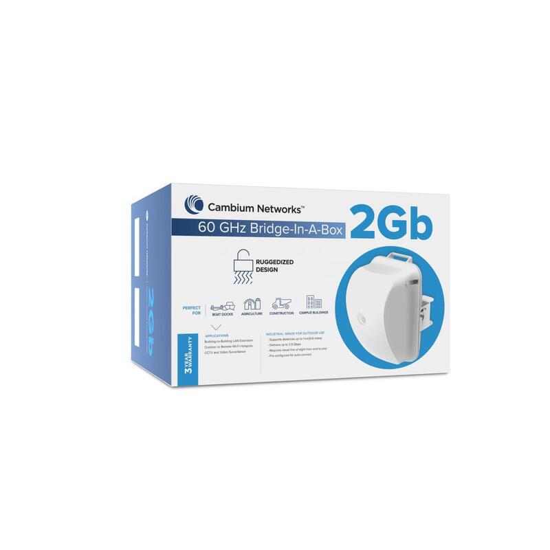 Cambium 60ghz Bridge In A Box 2gb With Eu Cord