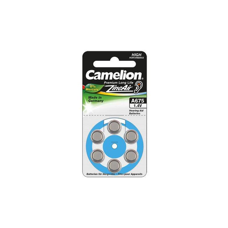Camelion A675/Da675/Zl675, Celdas De Aire De Zinc, 6 Pieza(S)