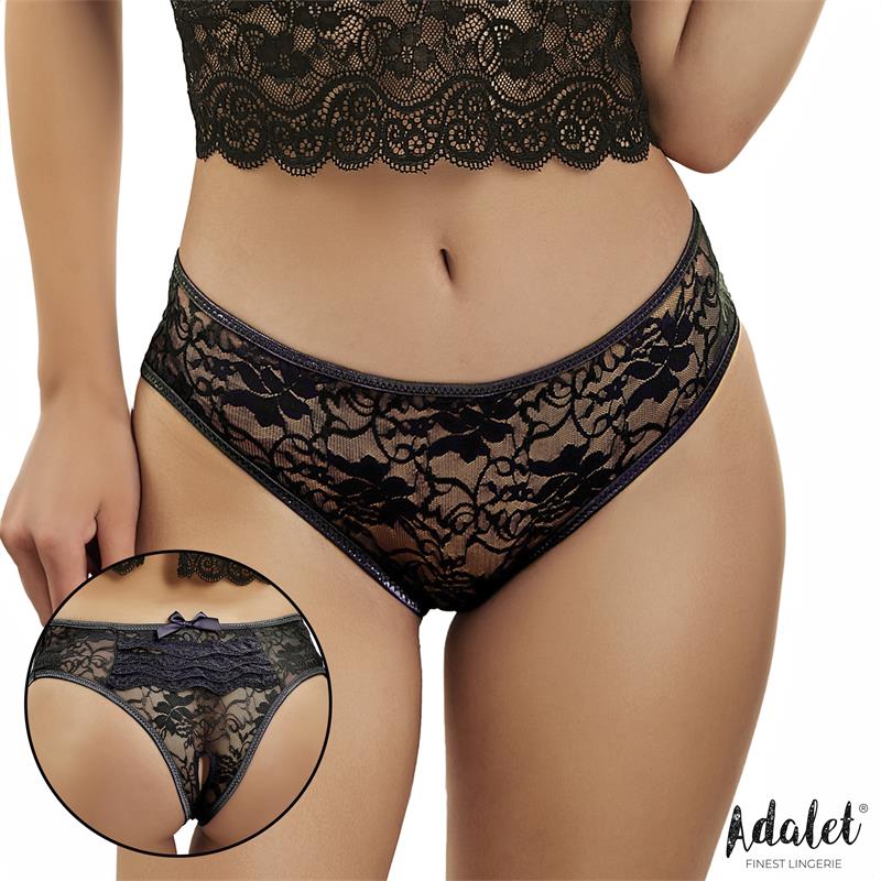 Camila Braguitas Abiertas Con Encaje Floral Talla (Interno):S/M