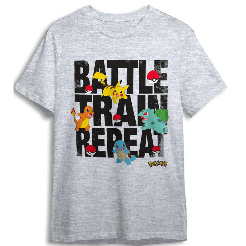Camiseta Battle Pokemon Infantil Talla 8