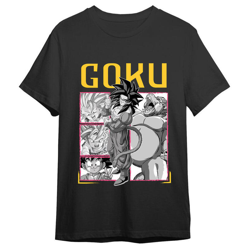 Camiseta Goku Super Saiyan 4 Dragon Ball Gt Adulto Talla L