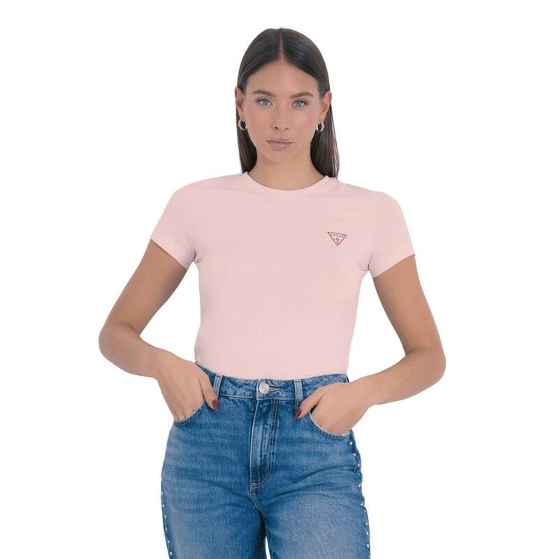 Camiseta Guess Para Mujer Rosa Talla L - W2yi44j1314-G4q4 Rosa