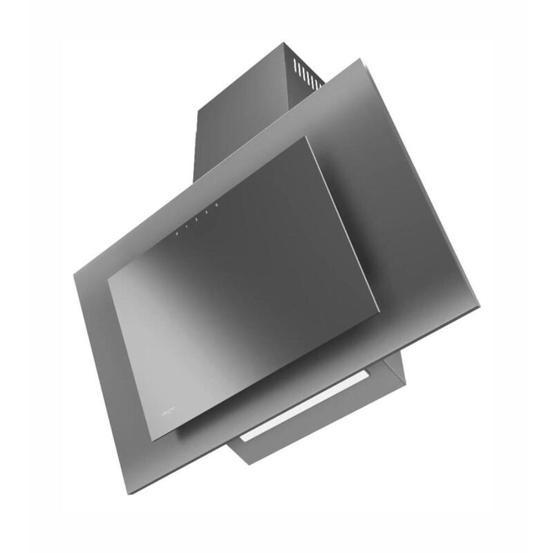 Campana Akpo Wk-4 Nero 2.0 50 Gris/Gris Cristal T300 Lineal Led/Motor