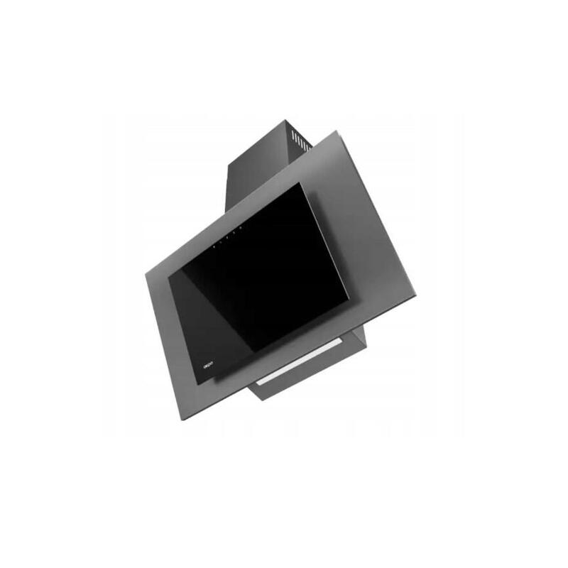 Campana Akpo Wk-4 Nero 2.0 60 Gris/Negro Cristal T300 Lineal Led/Motor