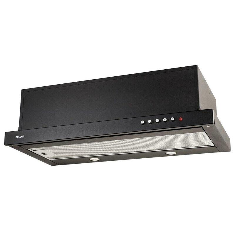 Campana Akpo Wk-7 Light 50 Black Led Hood