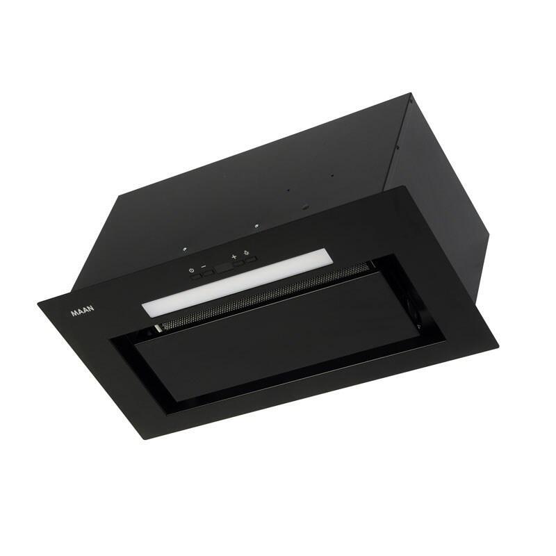 Campana Extractora Negra Maan Ares 60 Soft Touch