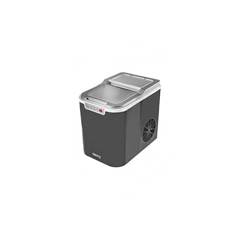 Camry Cr 8073 Fabricador De Cubitos De Hielo, Capacidad De Producción De Hielo 12 Kg, Depósito De Agua 2,2 L, Gris