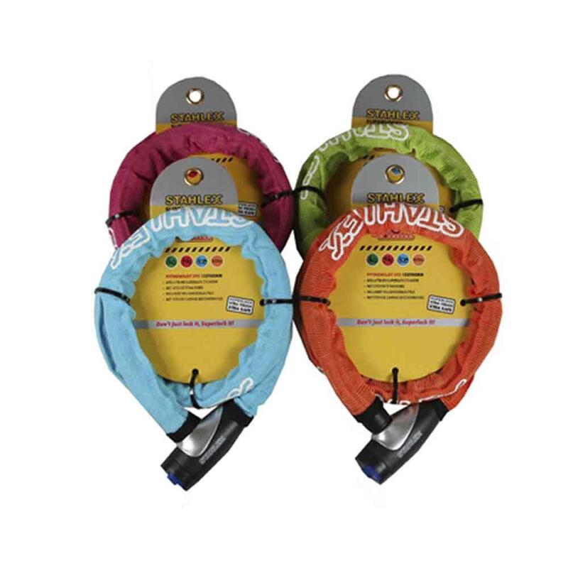 Candado Blindado 15mm 90cm Colores Surtidos Stanlex