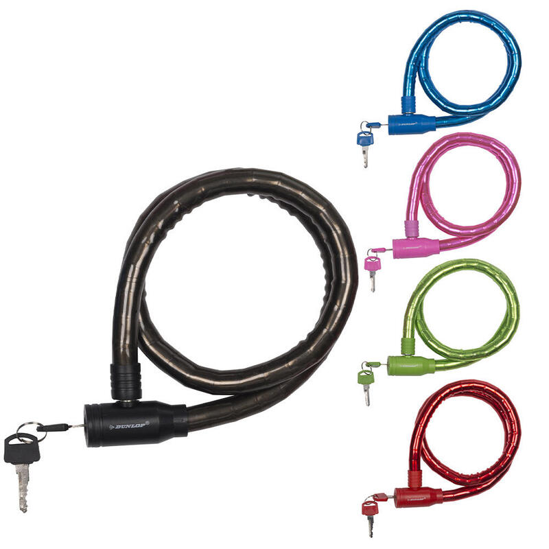 Candado De Cable Ø18mm 65cm Dunlop