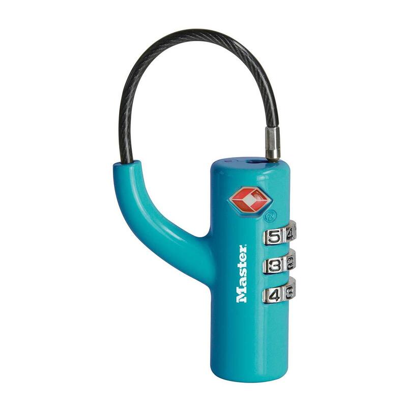 Candado De Combinación Tsa Mamer Lock Azul, 8,1 X 1,8 X 1,8 Cm