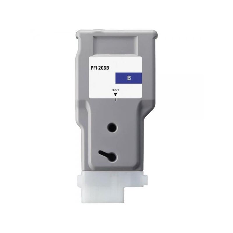 Canon Pfi206 Azul Tinta Pigmentada Generica - Reemplaza Pfi206b/5311b001
