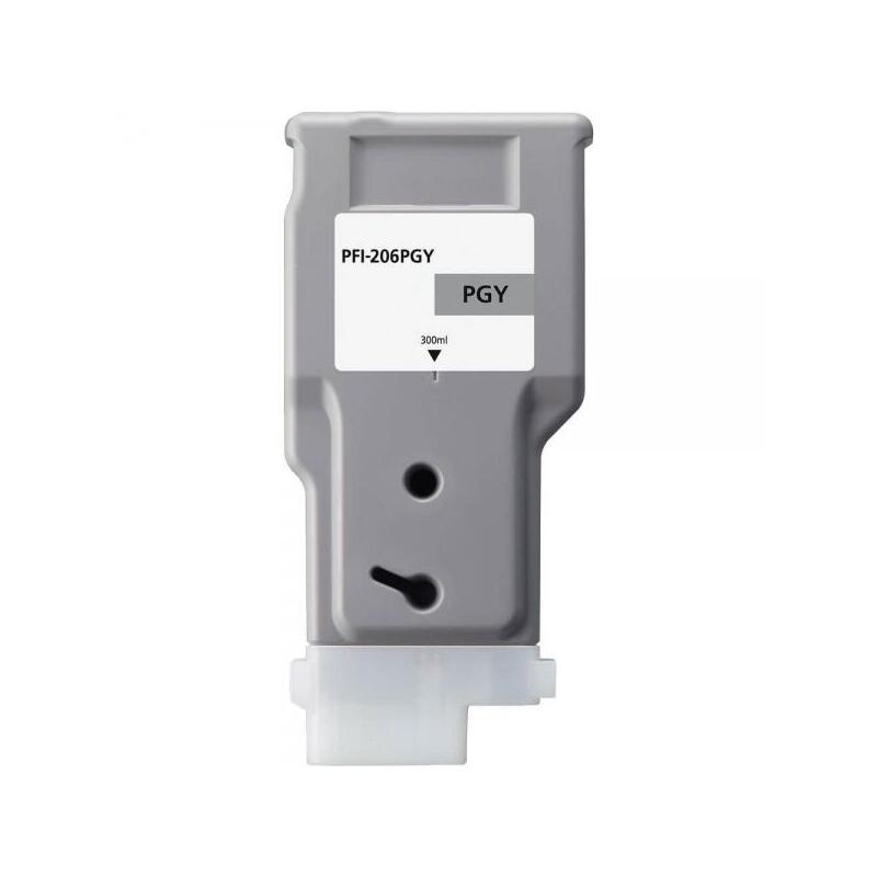 Canon Pfi206 Gris Photo Tinta Pigmentada Generico - Reemplaza Pfi206pgy/5313b001